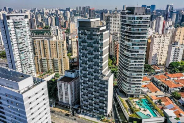 StayBr Itaim - Studio c/ academia e churrasqueira